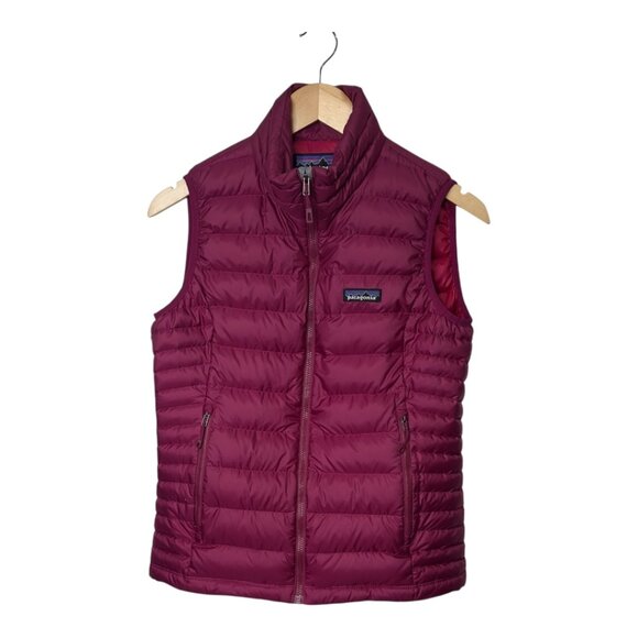 Patagonia Jackets & Blazers - Patagonia Down Vest Women’s Small Magenta Pink Puffer